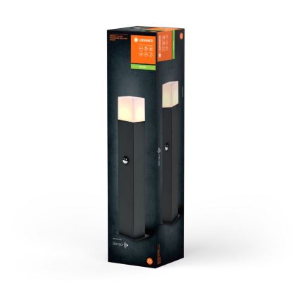 Ledvance - Lampa med sensor för utomhusbruk FIGO SQUARE 1xE27/20W/230V IP44