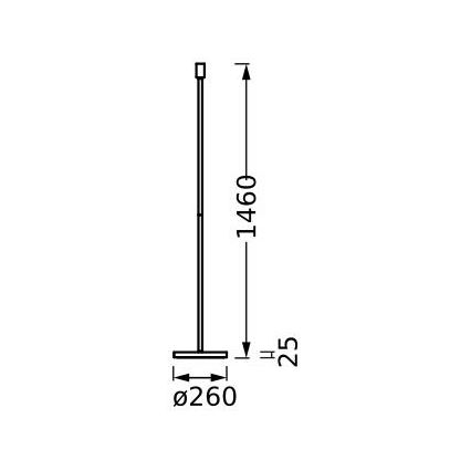 Ledvance - Lampstativ DECOR STICK 1xE27/40W/230V beige