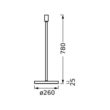 Ledvance - Lampstativ DECOR STICK 1xE27/40W/230V beige