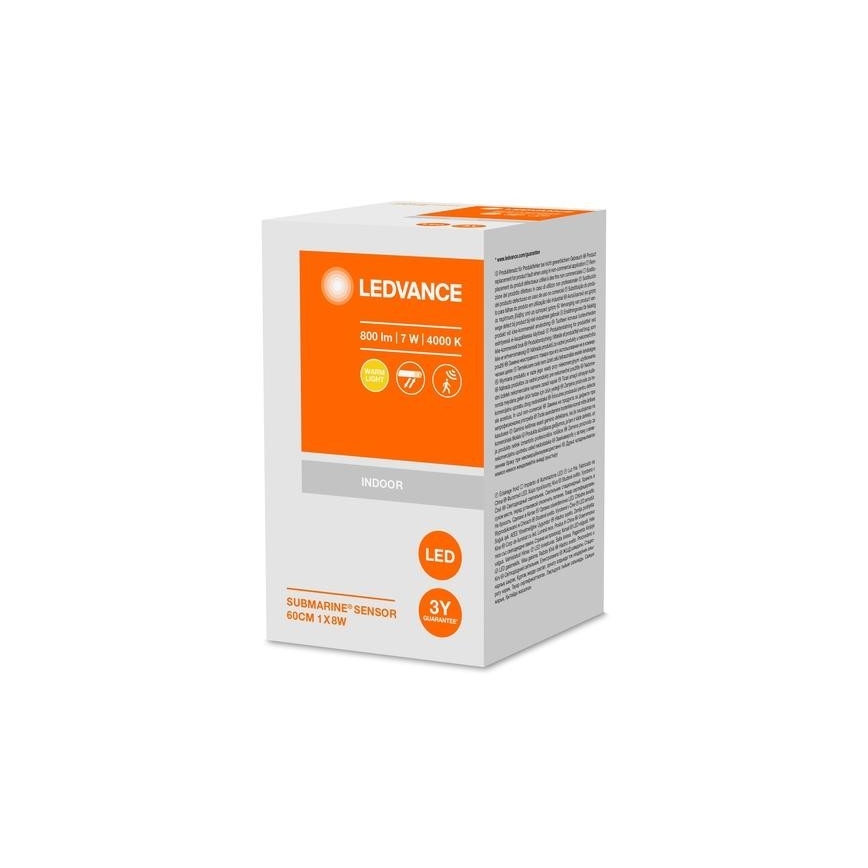 Ledvance - LED arbetslampa  med sensor  SUBMARINE 1xG13/8W/230V IP65