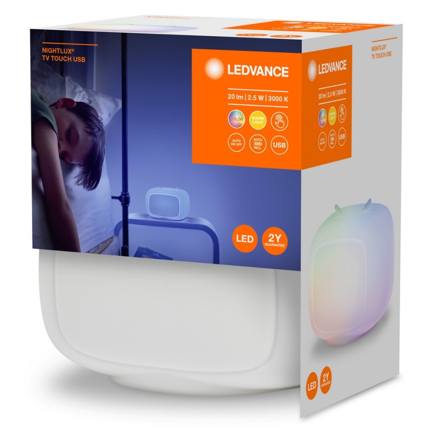 Ledvance - LED Barn nattlampa TOUCH LED/2,5W/5V