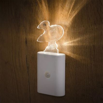 Ledvance - LED Barn orientering belysning med sensor NIGHTLUX LED/0,2W/4,5V 3000K