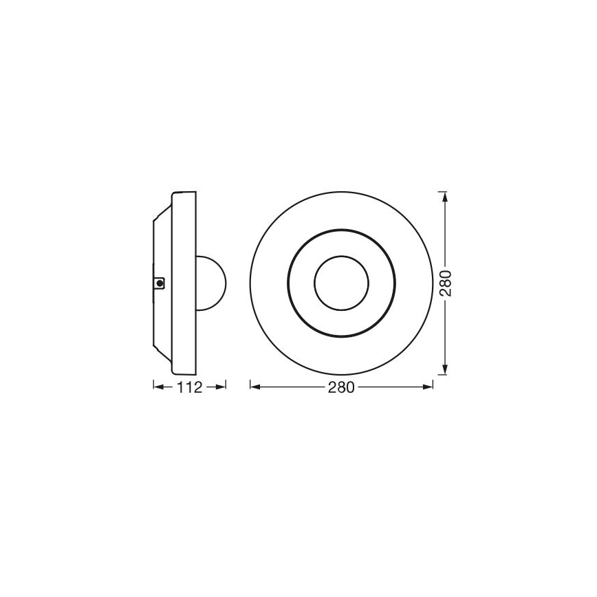 Ledvance - LED ljusreglerad utomhusbelysning med sensor och kamera SMART+ LED/22W/230V IP44 Wi-Fi