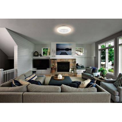 Ledvance - LED ljusreglerad taklampa med en fläkt  SMART+ LED/35W/230V Wi-Fi 3000-6500K + fjärrkontroll