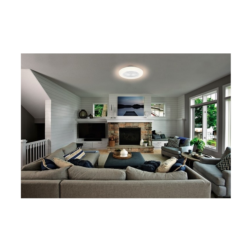 Ledvance - LED ljusreglerad taklampa med en fläkt  SMART+ LED/35W/230V Wi-Fi 3000-6500K + fjärrkontroll