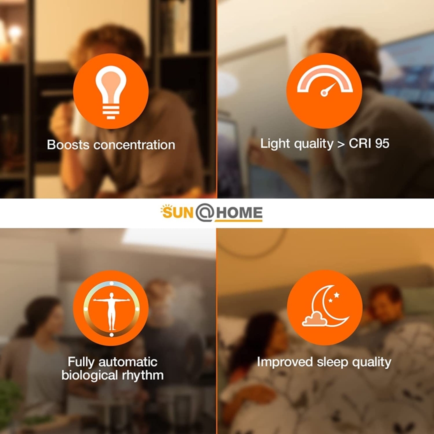 Ledvance - LED Dimbar bildskärmsbelysning SUN@HOME LED/2,5W/5V 2200-5000K CRI 95 Wi-Fi