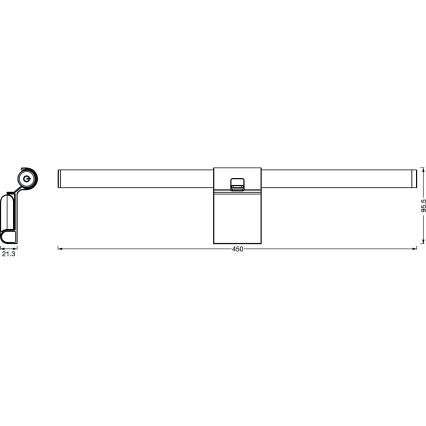 Ledvance - LED Dimbar bildskärmsbelysning SUN@HOME LED/2,5W/5V 2200-5000K CRI 95 Wi-Fi