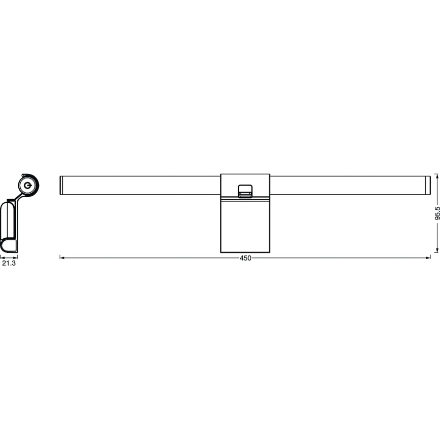 Ledvance - LED Dimbar bildskärmsbelysning SUN@HOME LED/2,5W/5V 2200-5000K CRI 95 Wi-Fi