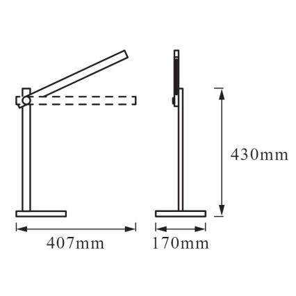 Ledvance - LED Dimbar Bordslampa PANAN LED/7W/230V