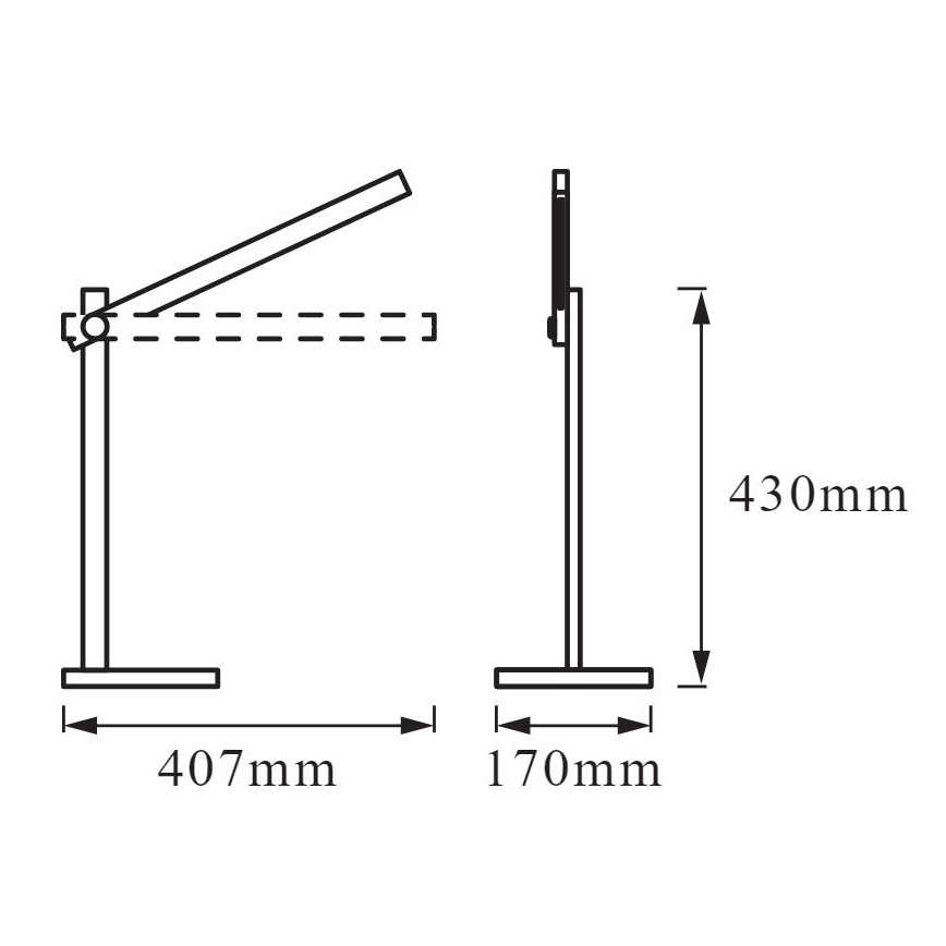 Ledvance - LED Dimbar Bordslampa PANAN LED/7W/230V
