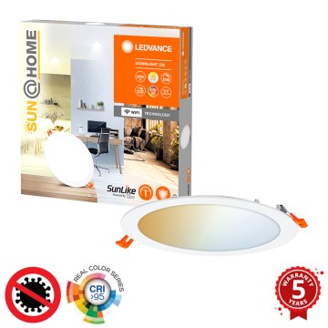 Ledvance - LED Dimbar infälld belysning SUN@HOME LED/22W/230V 2200-5000 CRI 95 Wi-Fi