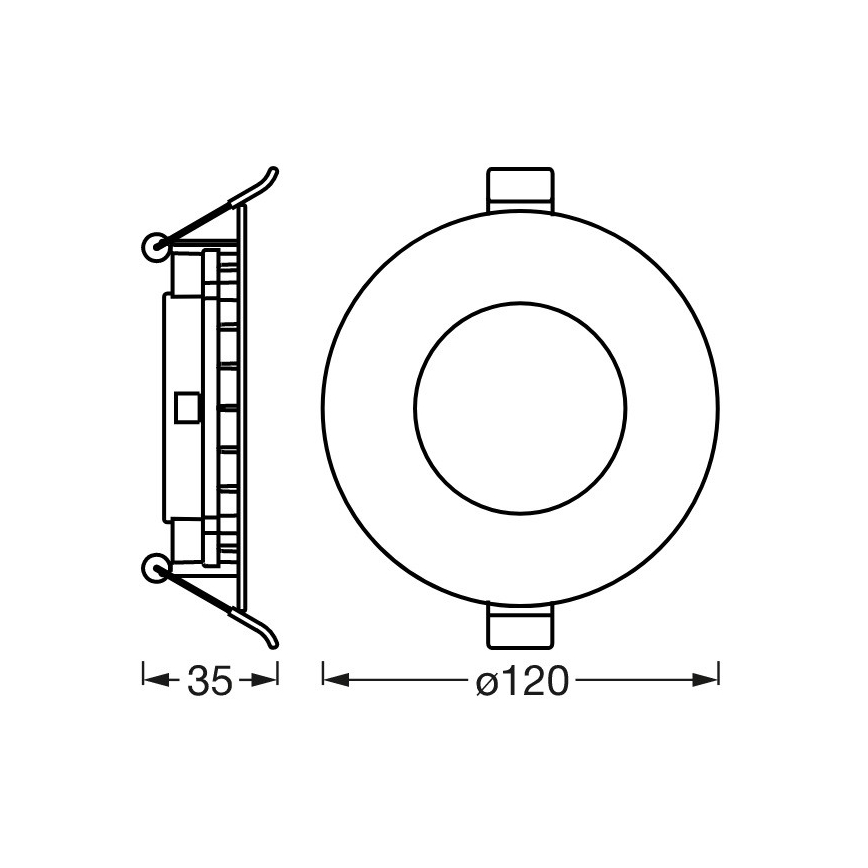 Ledvance - LED Dimbar infälld belysning SUN@HOME LED/8W/230V 2200-5000K CRI 95 Wi-Fi