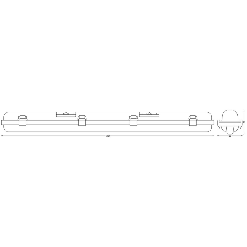 Ledvance - LED Dimbar kraftig belysning SUBMARINE G13/18W/230V Wi-Fi IP65