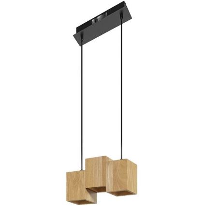 Ledvance - LED Dimbar ljuskrona med upphängning DECOR WOOD 3xLED/7W/230V Wi-Fi