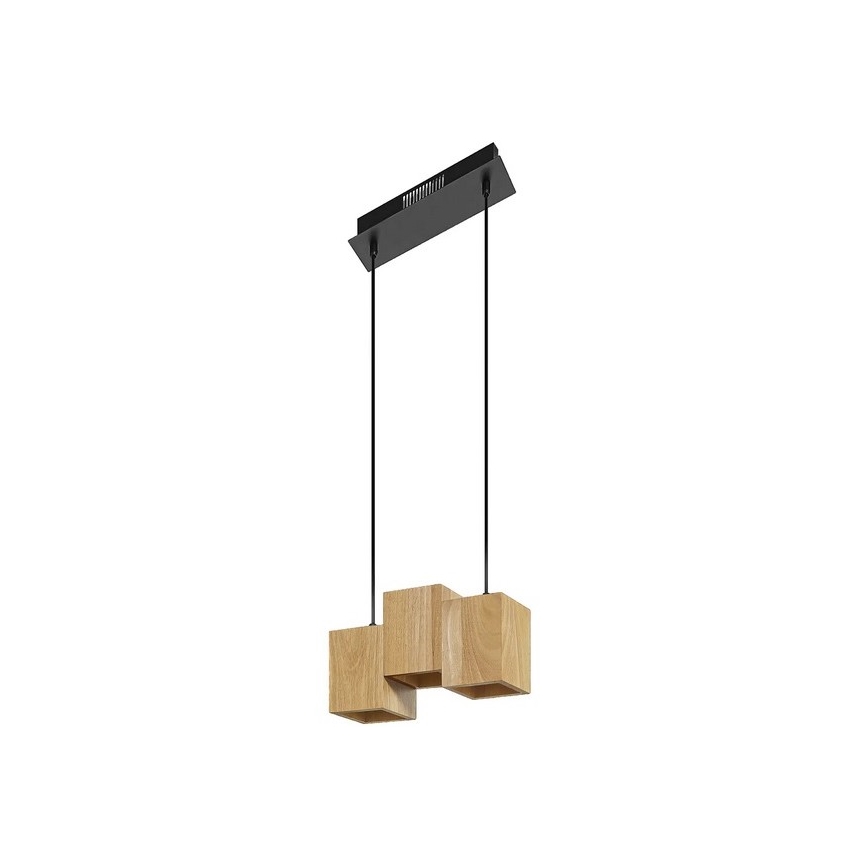 Ledvance - LED Dimbar ljuskrona med upphängning DECOR WOOD 3xLED/7W/230V Wi-Fi