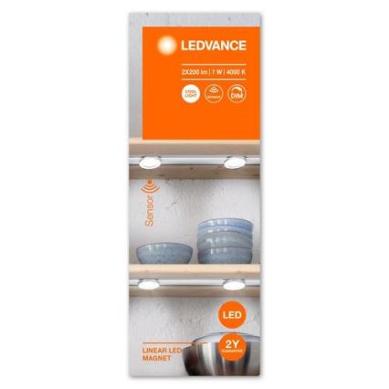 Ledvance - LED Dimbar möbelbelysning med sensor LINEAR 2xLED/3,5W/230V