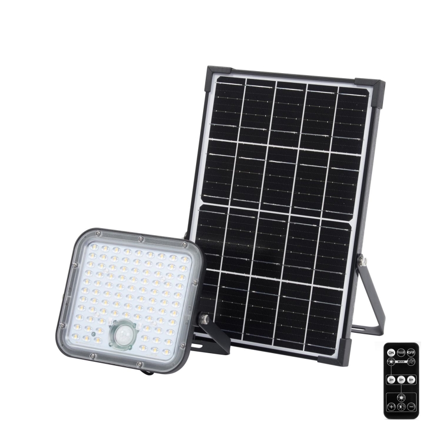 Ledvance - LED Dimbar solcellsstrålkastare med sensor FLOOD SPLIT LED/30W/6,4V 5000 mAh IP65 + fjärrkontroll
