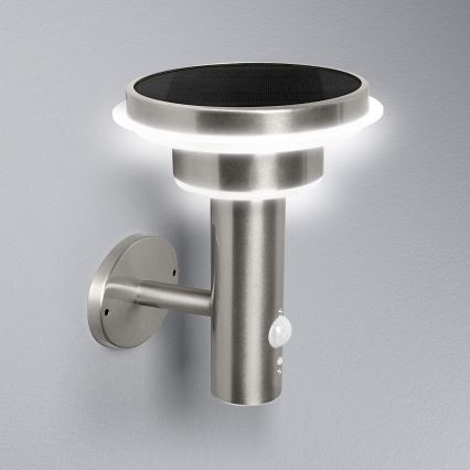 Ledvance - LED Dimbar sollampa med sensor CIRCLE LED/6W/3,2V IP44