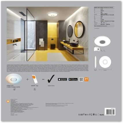 Ledvance - LED Dimbar Takbelysning SMART+ KITE LED/24W/230V Wi-Fi