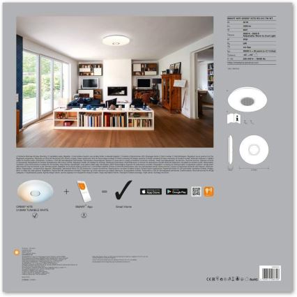 Ledvance - LED Dimbar Takbelysning SMART+ KITE LED/32W/230V Wi-Fi