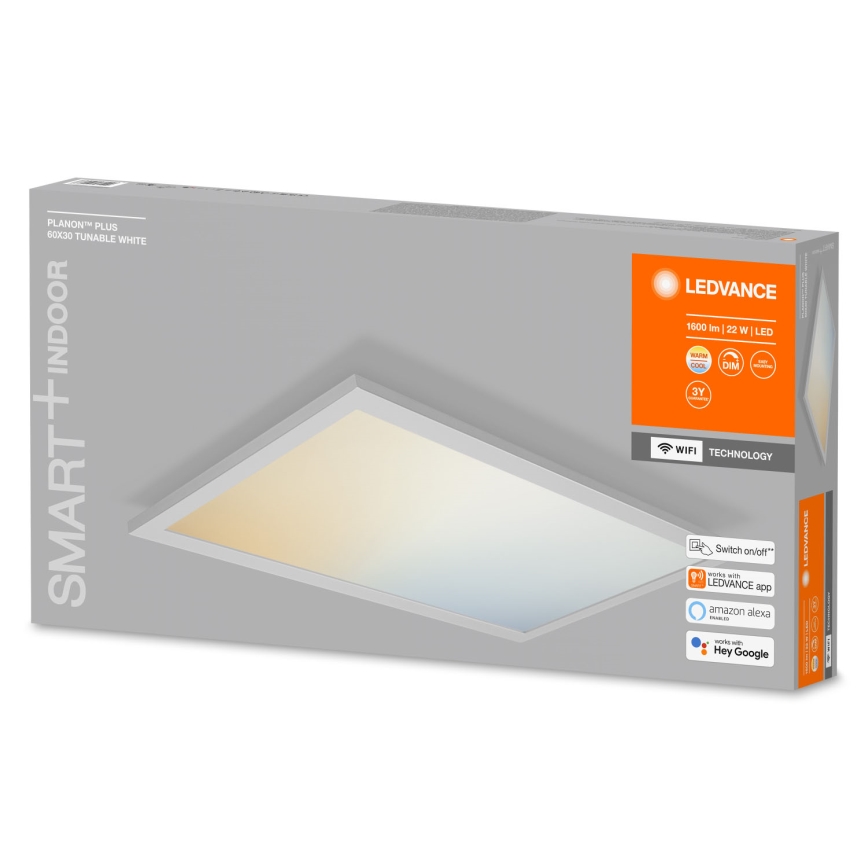 Ledvance - LED Dimbar Takbelysning SMART+ PLANON LED/22W/230V Wi-Fi