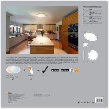 Ledvance - LED Dimbar Takbelysning SMART+ Ram LED/32W/230V Wi-Fi