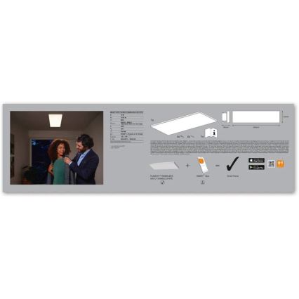 Ledvance - LED Dimbar Takbelysning SMART+ RamLESS LED/16W/230V Wi-Fi