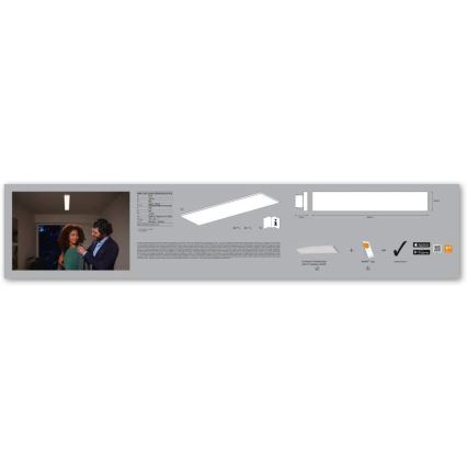 Ledvance - LED Dimbar Takbelysning SMART+ RamLESS LED/28W/230V Wi-Fi