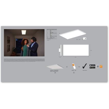 Ledvance - LED Dimbar Takbelysning SMART+ RamLESS LED/28W/230V Wi-Fi