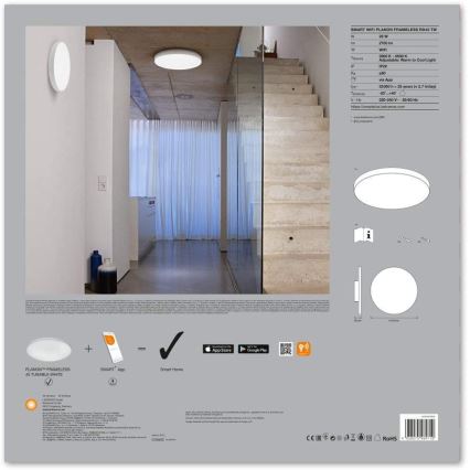Ledvance - LED Dimbar Takbelysning SMART+ RamLESS LED/28W/230V Wi-Fi