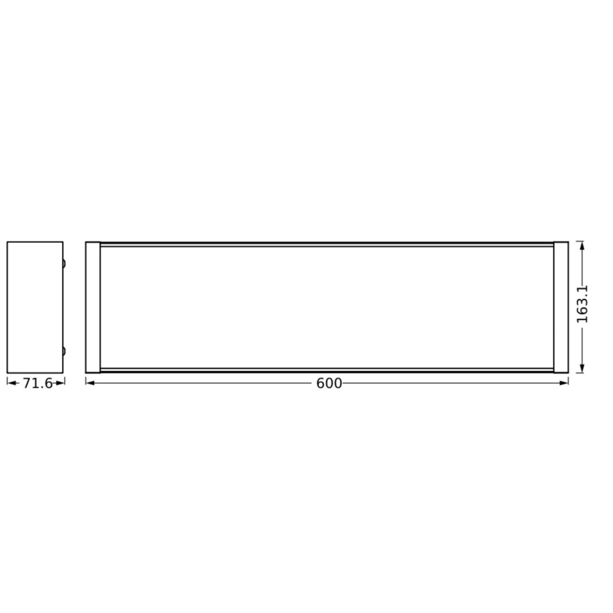 Ledvance - LED Dimbar taklampa OFFICE LINE LED/20W/230V 60 cm + fjärrkontroll