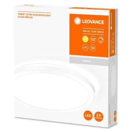 Ledvance - LED Dimbar taklampa ORBIS LED/15W/230V vit