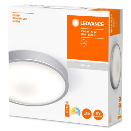 Ledvance - LED Dimbar taklampa  ORBIS LED/17W/230V 2700-6500 + fjärrkontroll