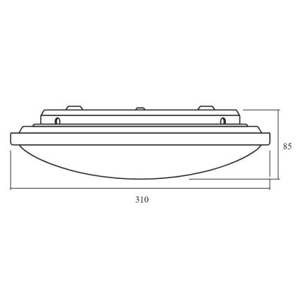 Ledvance - LED Dimbar taklampa  ORBIS LED/17W/230V 2700-6500 + fjärrkontroll