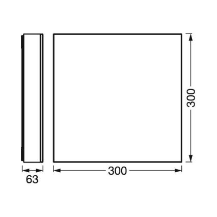 Ledvance - LED Dimbar taklampa SMART+ FRAMELESS LED/21W/230V 3000-6500K Wi-Fi