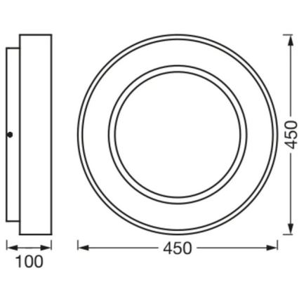 Ledvance-LED Dimbar taklampa SUN@HOME CIRCULAR LED/18,5W/230V Wi-Fi