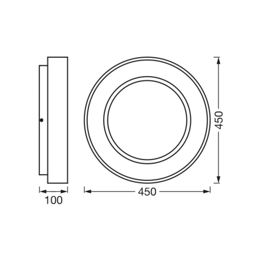 Ledvance-LED Dimbar taklampa SUN@HOME CIRCULAR LED/18,5W/230V Wi-Fi