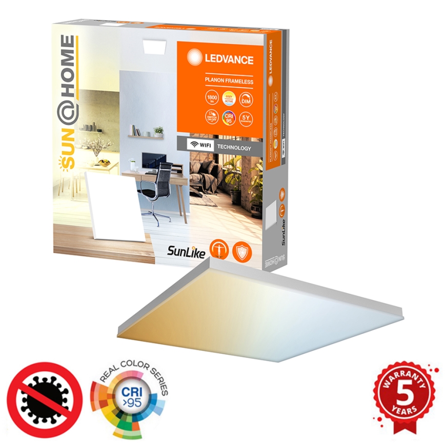 Ledvance - LED Dimbar taklampa SUN@HOME LED/20W/230V 2200-5000K CRI 95 Wi-Fi