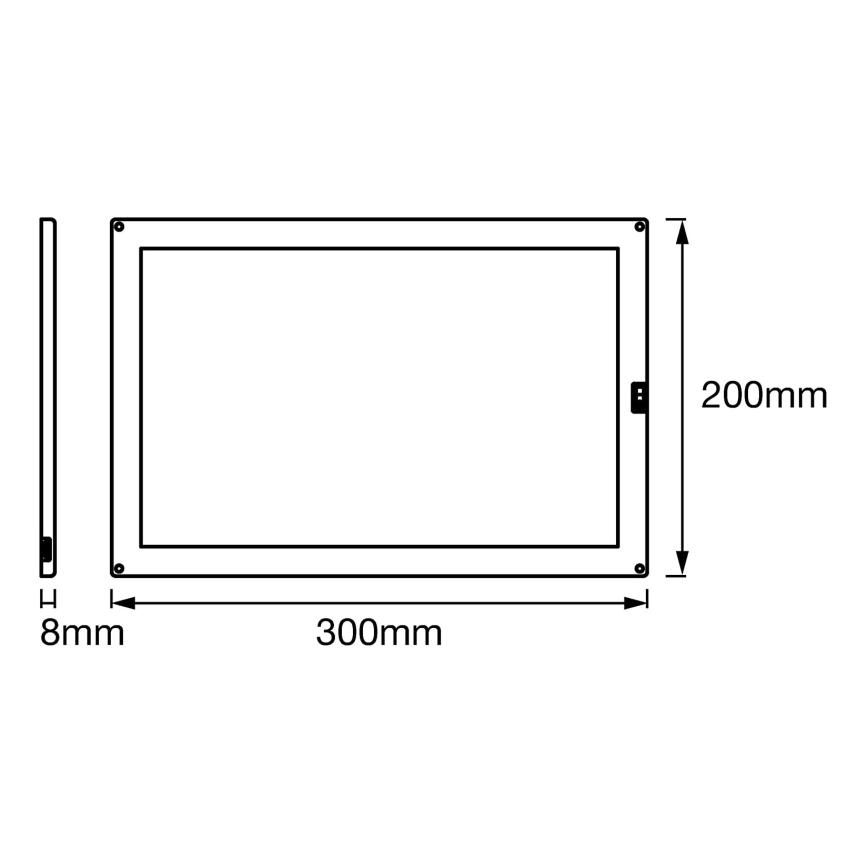 Ledvance - LED Dimbar underskåpsbelysning för kök med sensor CABINET LED/8W/230V 3000K