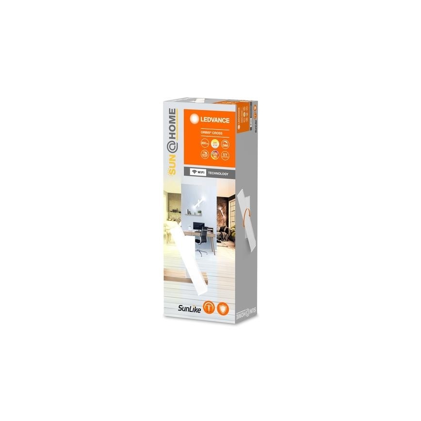 Ledvance - LED Dimbar vägglampa SUN@HOME CROSS 2xLED/6W/230V Wi-Fi