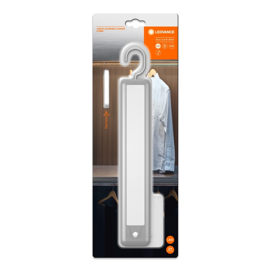 Ledvance - LED Hängande orienteringsbelysning med sensor mobil LED/2,35W/5V
