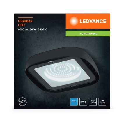 Ledvance - LED industriell taklampa HIGHBAY LED/80W/230V IP65 6500K