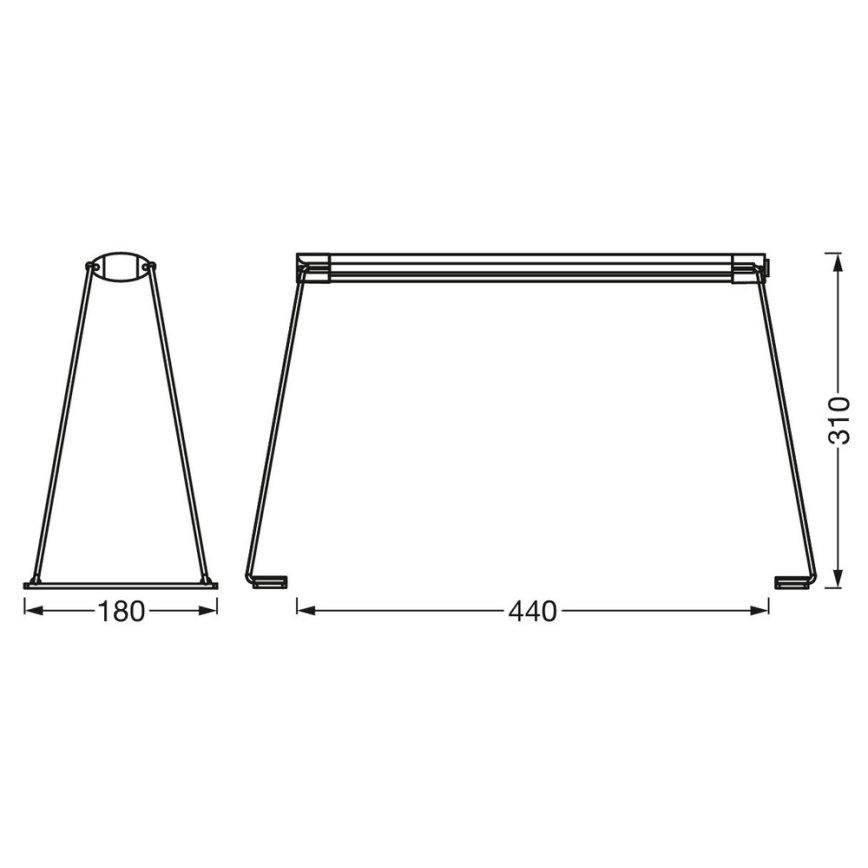 Ledvance - LED Interiör lampa TRÄDGÅRDS BELYSNING LED/14W/230V