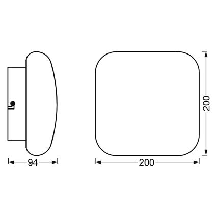 Ledvance - LED ljusreglerad badrumslampa  SMART+ AQUA LED/12W/230V 3000-6500K IP44 Wi-Fi