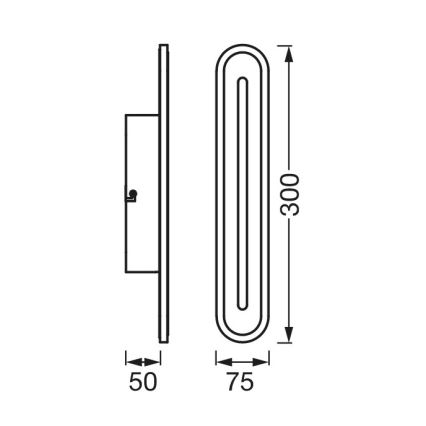 Ledvance - LED ljusreglerad badrumslampa  SMART+ BATH LED/13W/230V 3000-6500K IP44 Wi-Fi