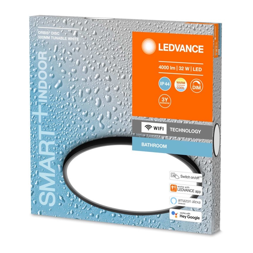 Ledvance - LED ljusreglerad badrumstakbelysning SMART+ DISC LED/32W/230V 3000-6500K Wi-Fi IP44