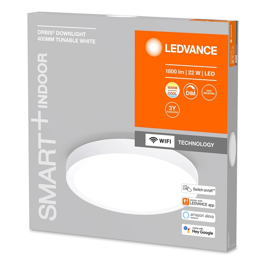 Ledvance - LED ljusreglerad taklampa  SMART+ downlight LED/22W/230V 3000-6500K Wi-Fi