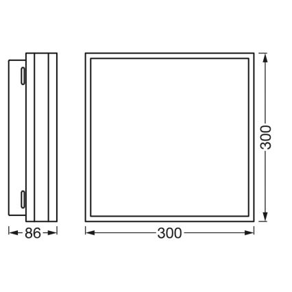 Ledvance - LED ljusreglerad taklampa  SMART+ MAGNET LED/26W/230V 3000-6500K Wi-Fi