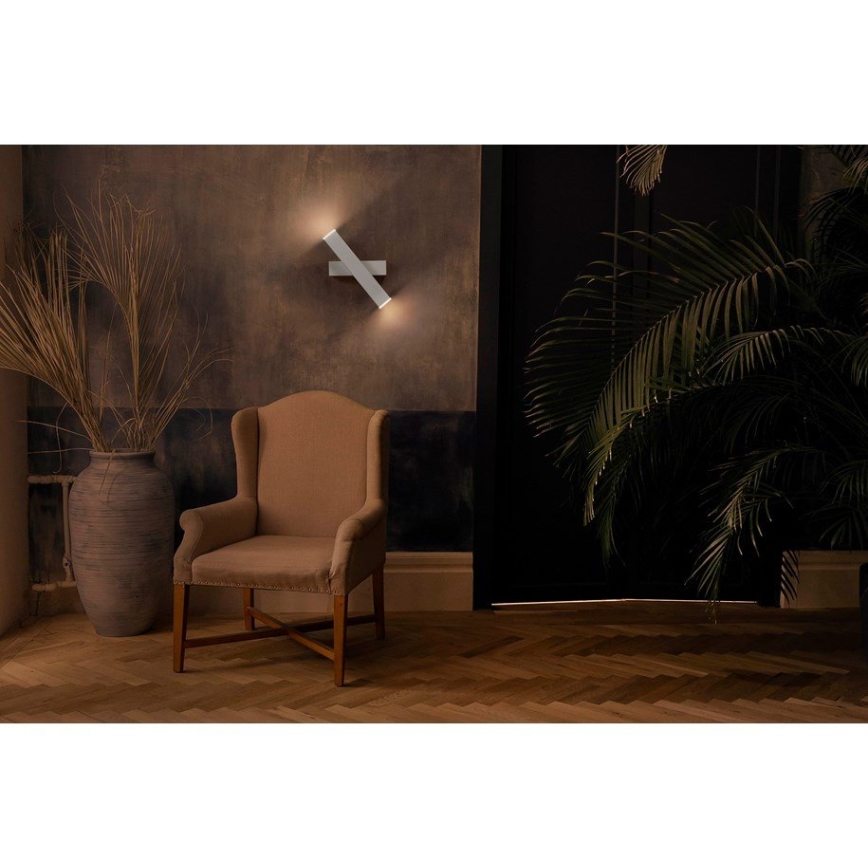 Ledvance - LED ljusreglerad vägglampa  SMART+ CROSS 2xLED/6W/230V 3000-6500K Wi-Fi