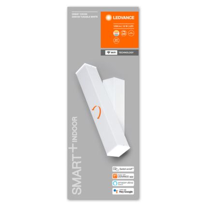 Ledvance - LED ljusreglerad vägglampa  SMART+ CROSS 2xLED/6W/230V 3000-6500K Wi-Fi
